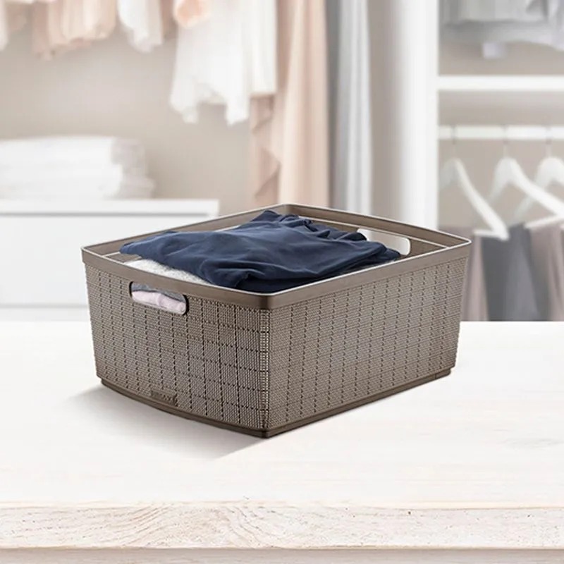 CANASTA FIQUE 30 LITROS MOCCA | Simeni Outlet